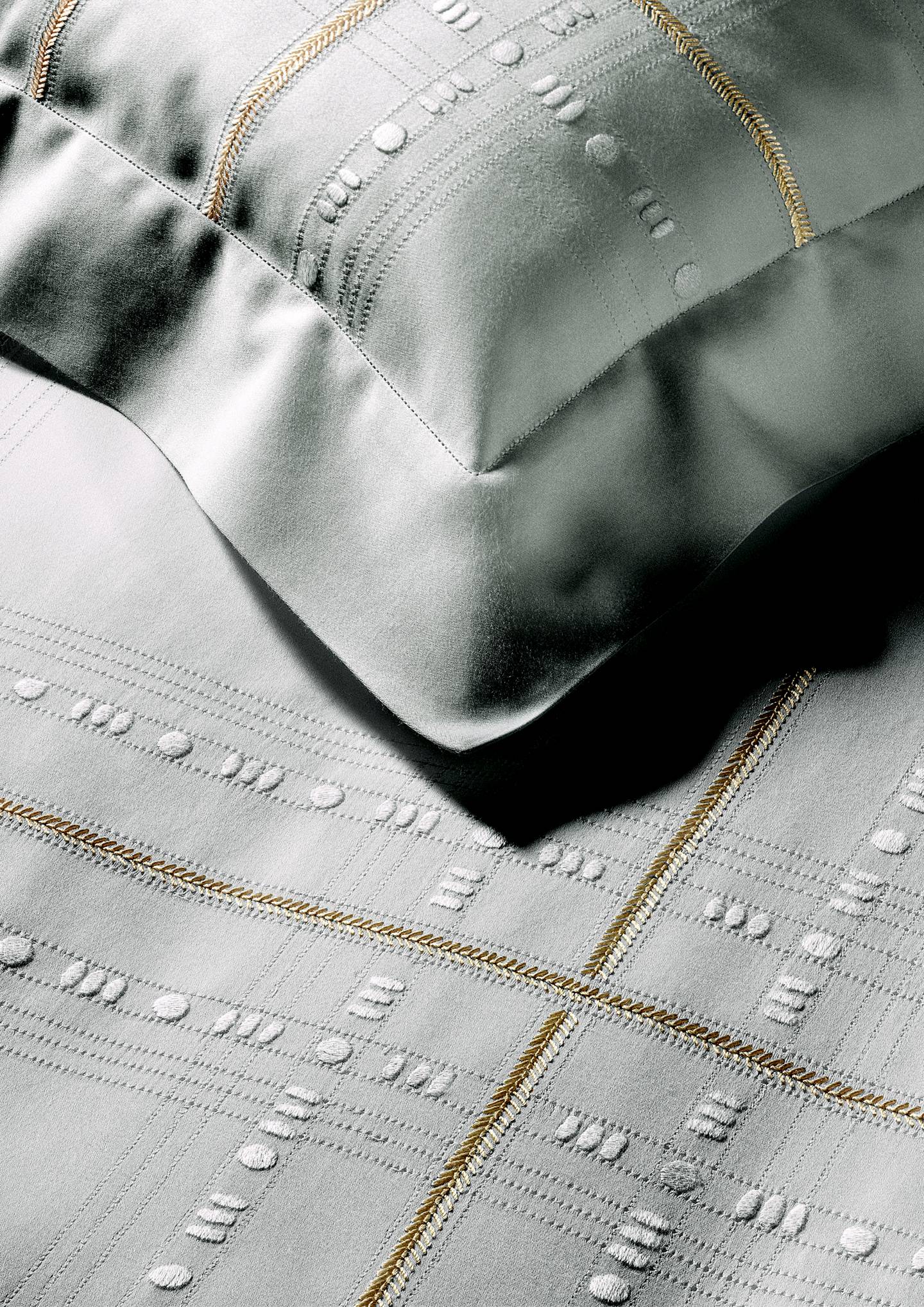 Yves Delorme luxury embroidered bed linen and bedding House & Garden