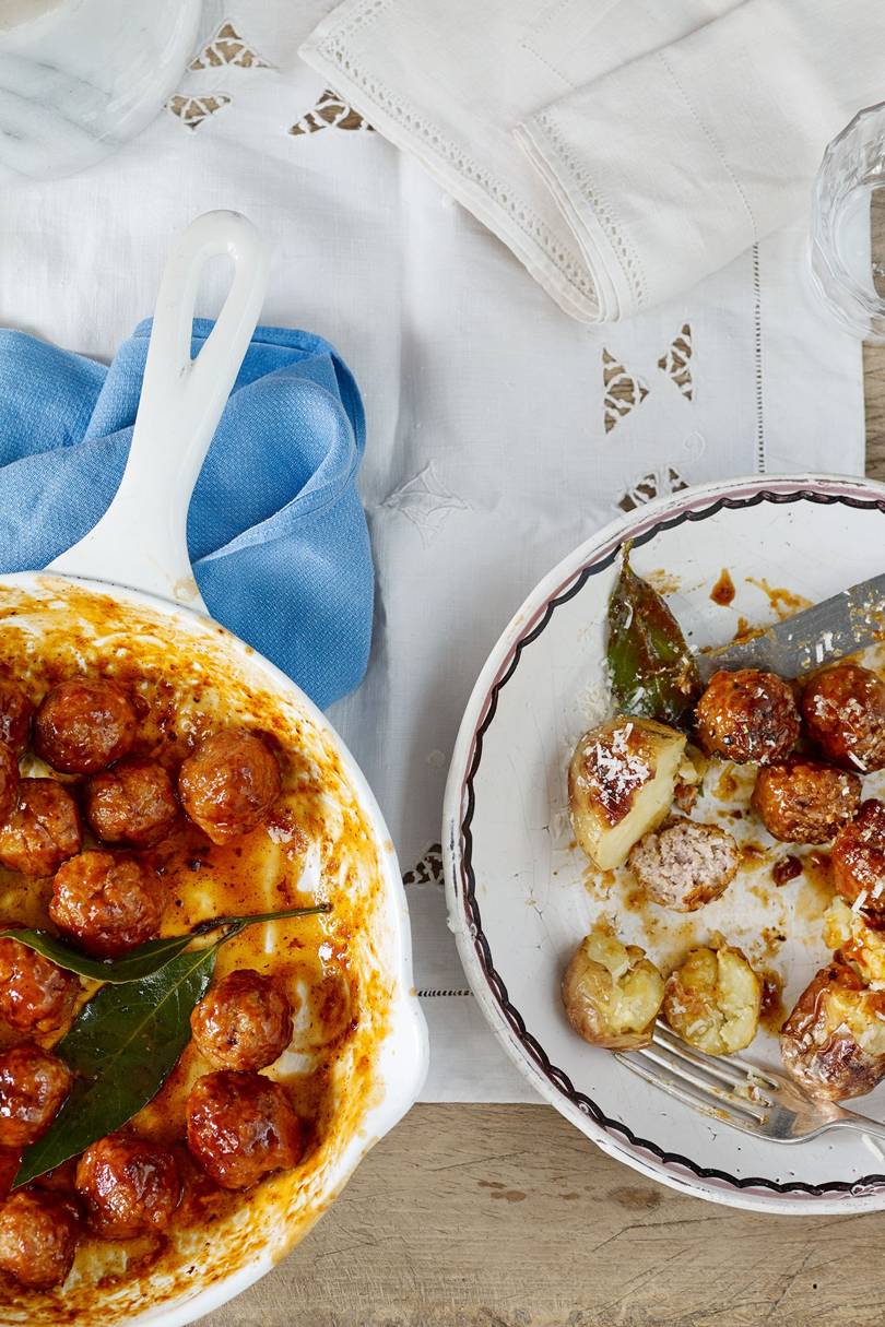 Veal and lemon meatballs Sicilian and Calabrian dishes House & Garden